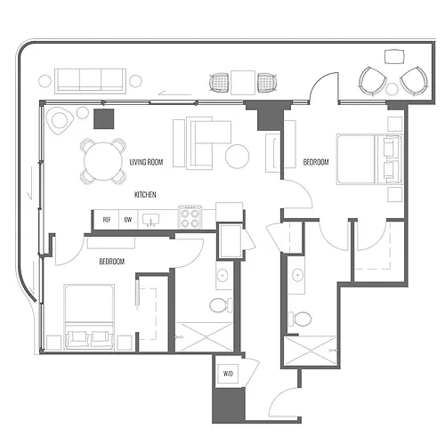 Floor plan Model B1
