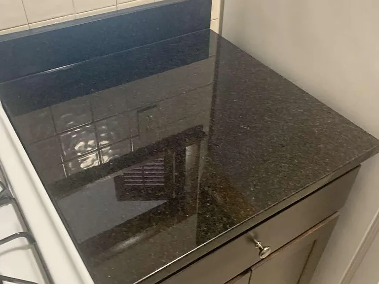 Spacious Full-size Mocha Cabinetry