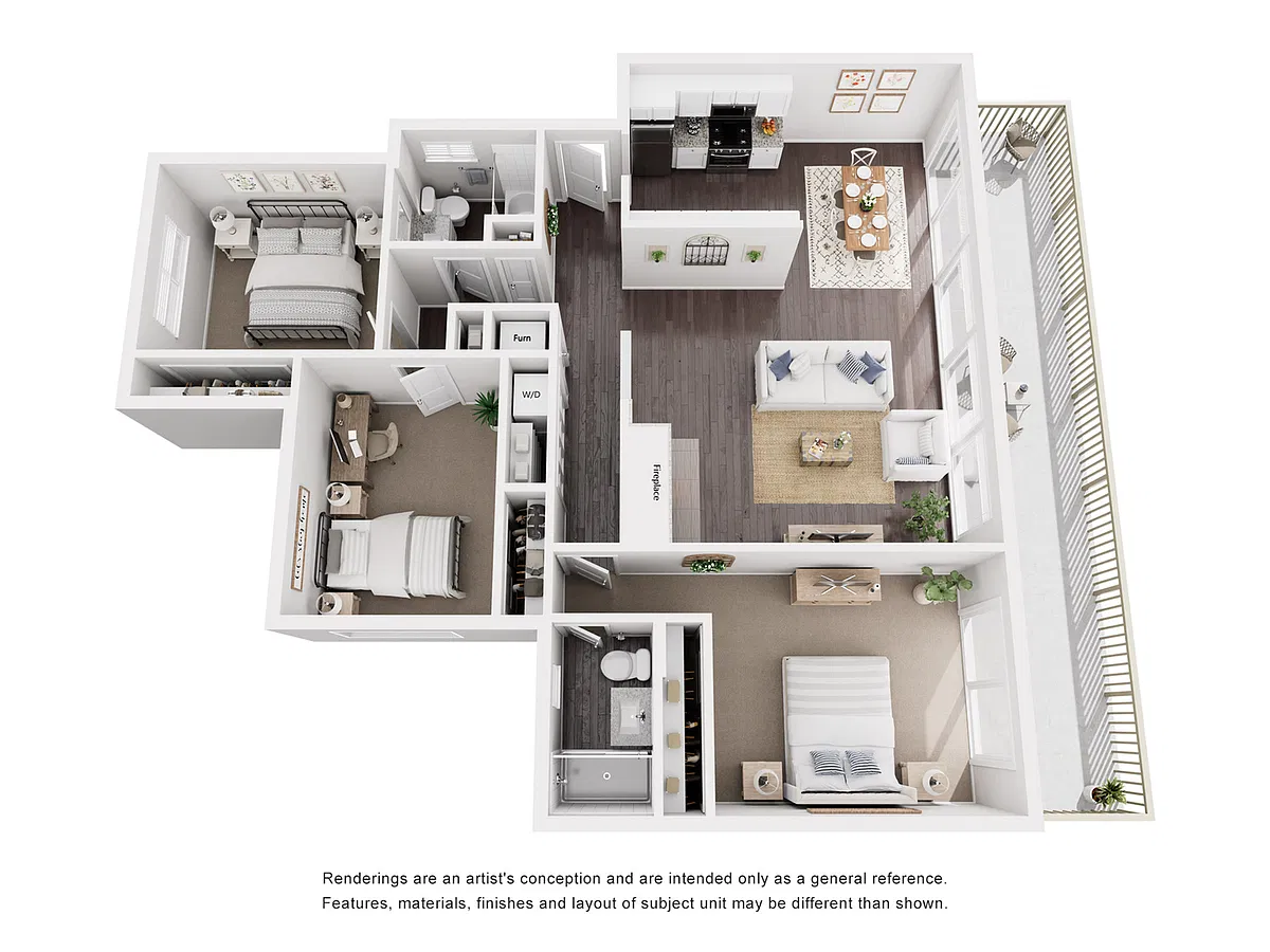 Floor plan 3X2-R