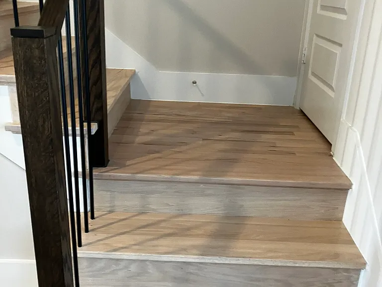coat / storage closet at landing