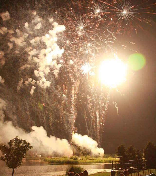 Pingree Grove Fireworks View