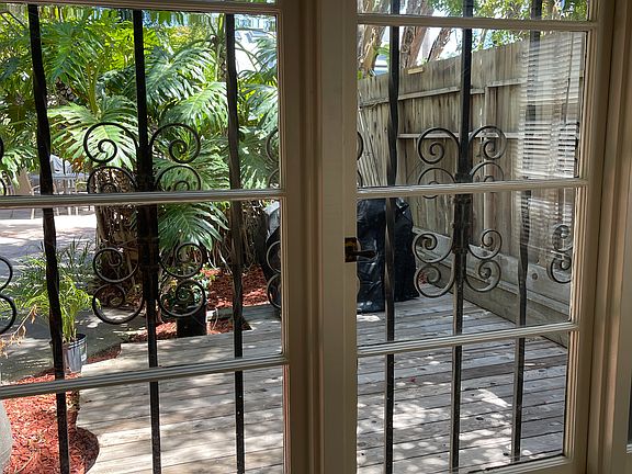 From dining room looking to private deck