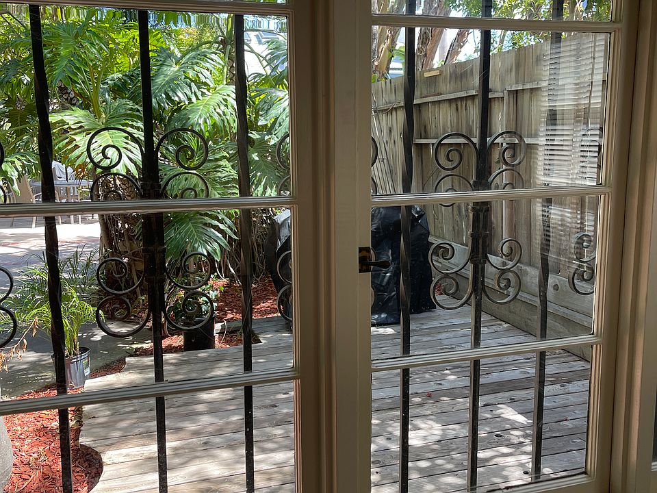 From dining room looking to private deck