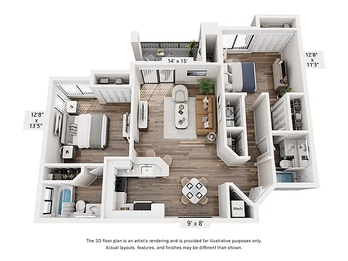 Floor plan Reno Model B2