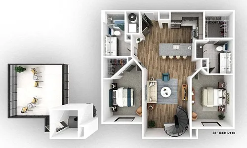 Floor plan B1R