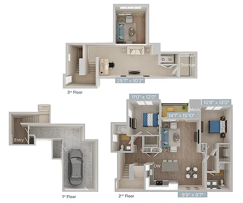 Floor plan B2L-1675