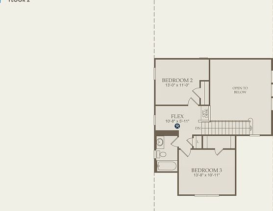 Harrison Floor Plan, Quick Move-In Home, Floor 2