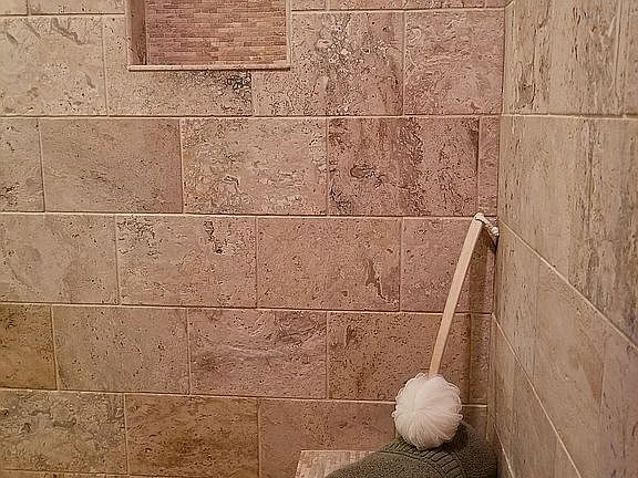 Mst Shower - travertine
