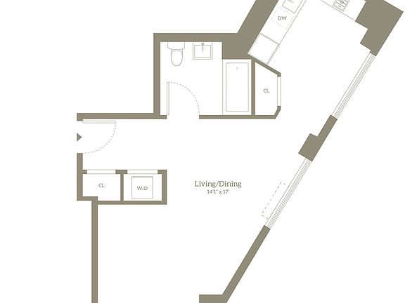 2nd image of 445 W 35th St APT 9G