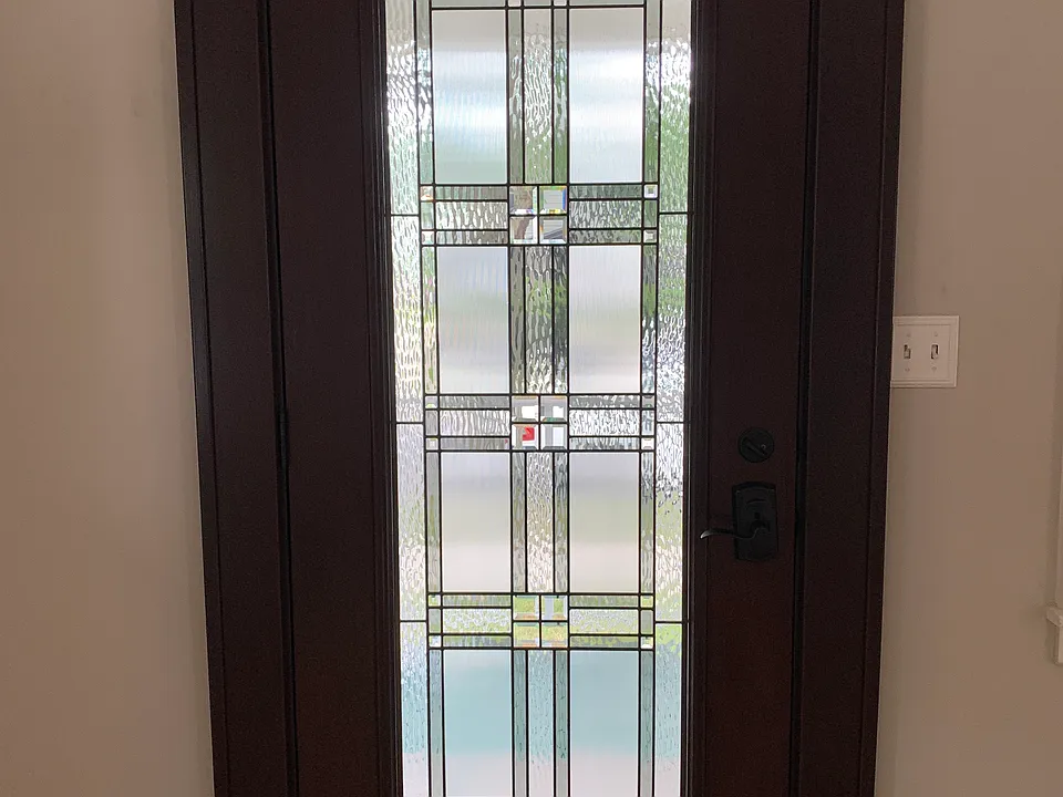 Front Door: Key or Numbered key pad