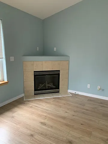 Gas fireplace. - 107th Pl SW
