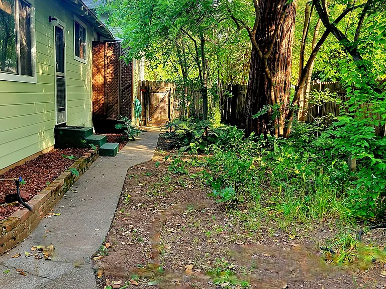 Walkway to front door