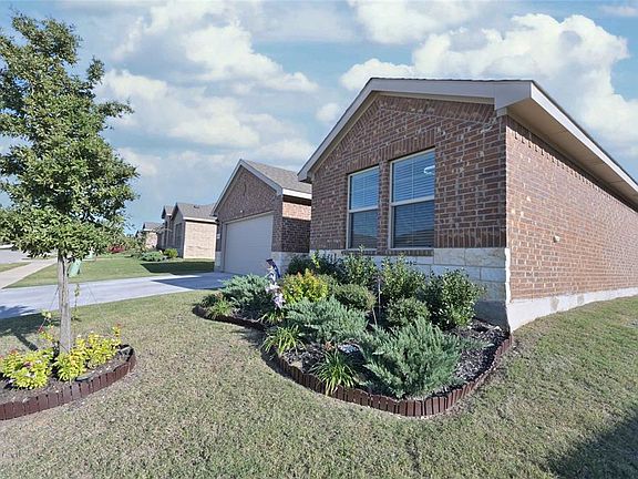 Mature landscaping with sprinkler system