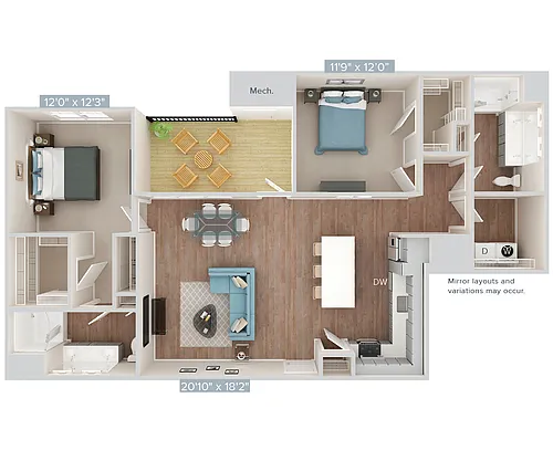 Floor plan Furnished-f-GM16-1327