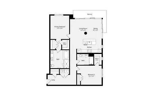 Floor plan 2B-B