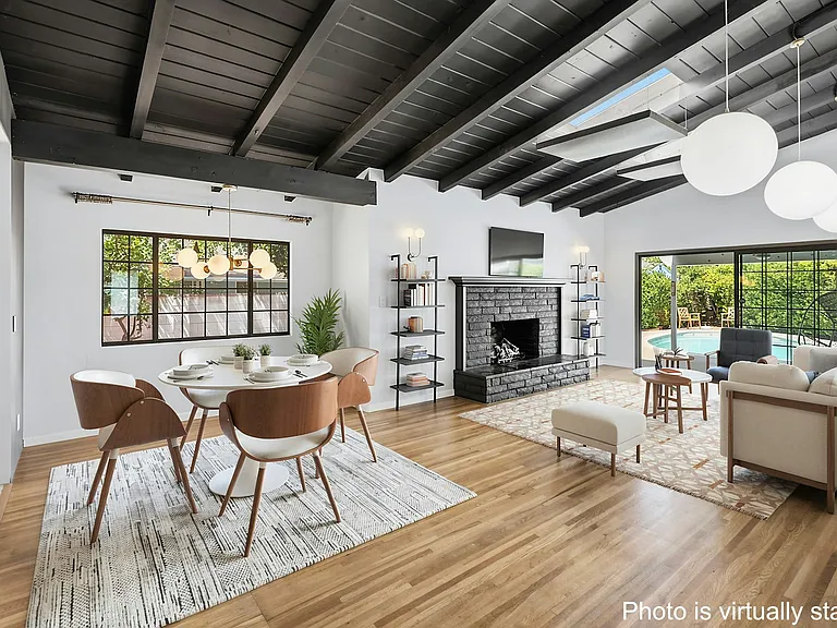 Living/Dining Virtually Staged