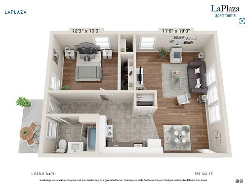 Floor plan La Plaza