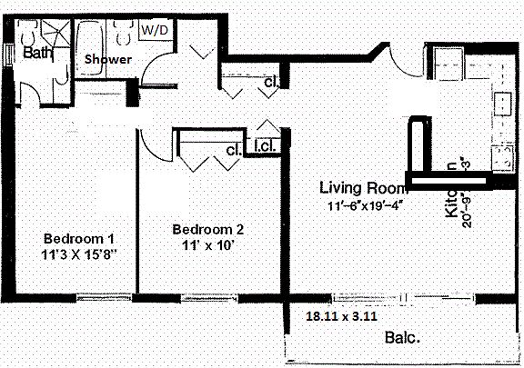 2nd image of 9229 Queens Blvd APT 17G