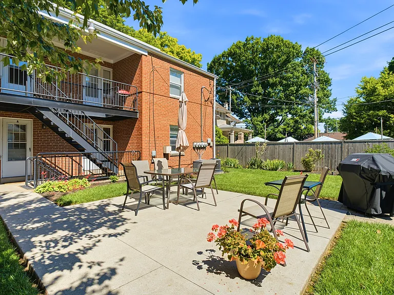 Back patio.