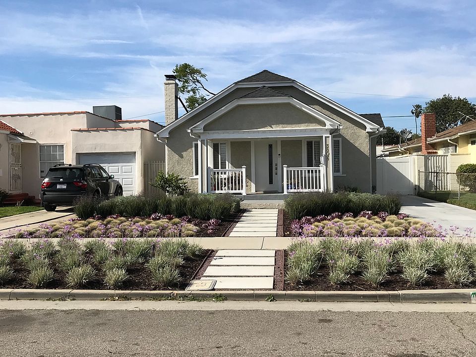 New porch and landscaping