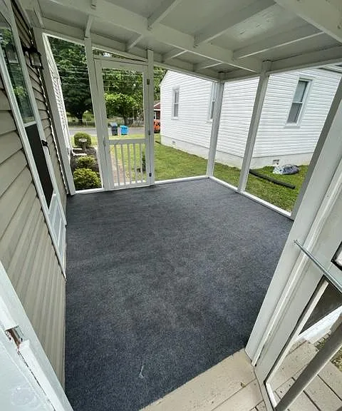 Screened in porch.
