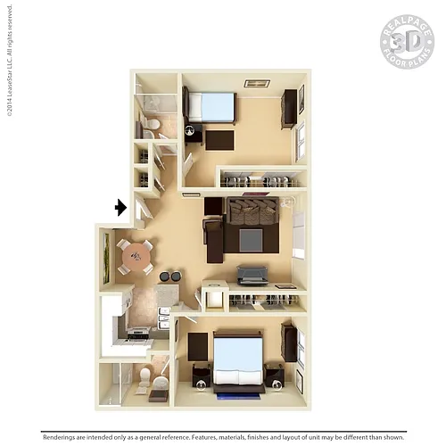 Floor plan 2x2CR