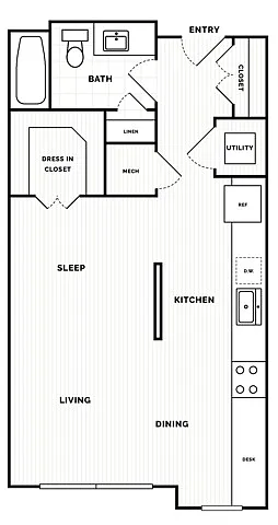 Floor plan T-1S