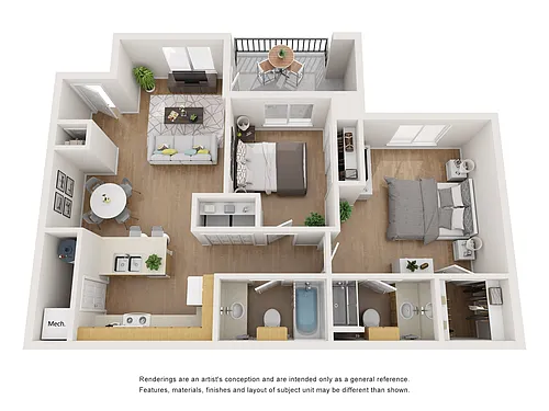 Floor plan The Gardens Premium