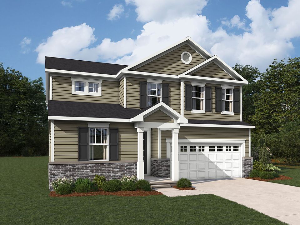 Sequoia Colonial Elevation rendering.