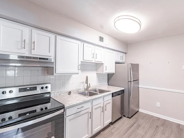 Beautiful renovated kitchen in a 1 bedroom unit