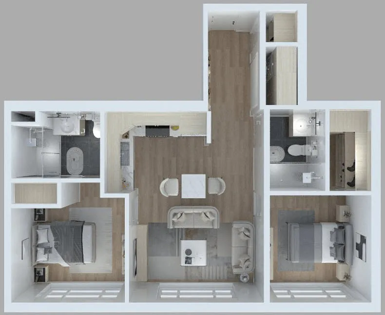 Floor plan B1