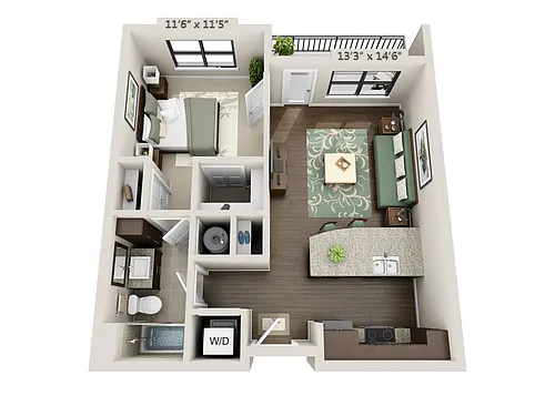 Floor plan Touch (A1B)