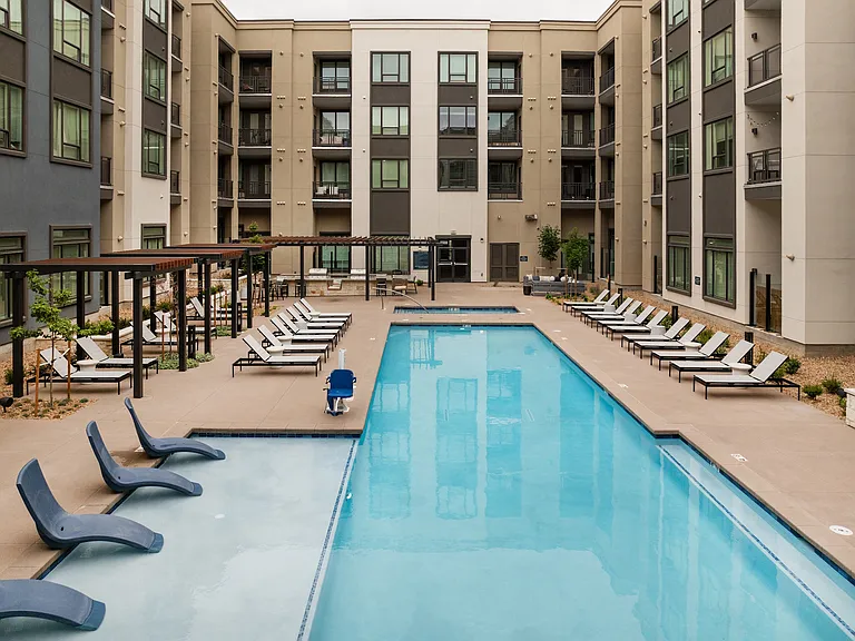 Resort Style Pool With Sun Deck