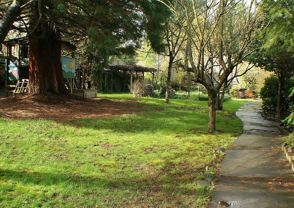 the path to the studio out back...