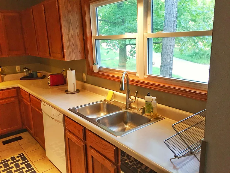 Kitchen, but appliances are now updated