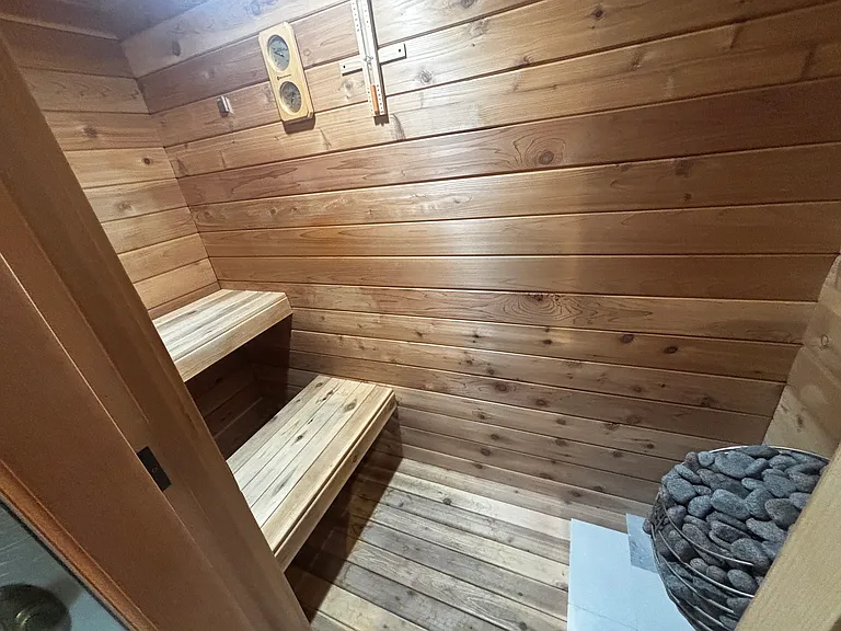 Sauna interior