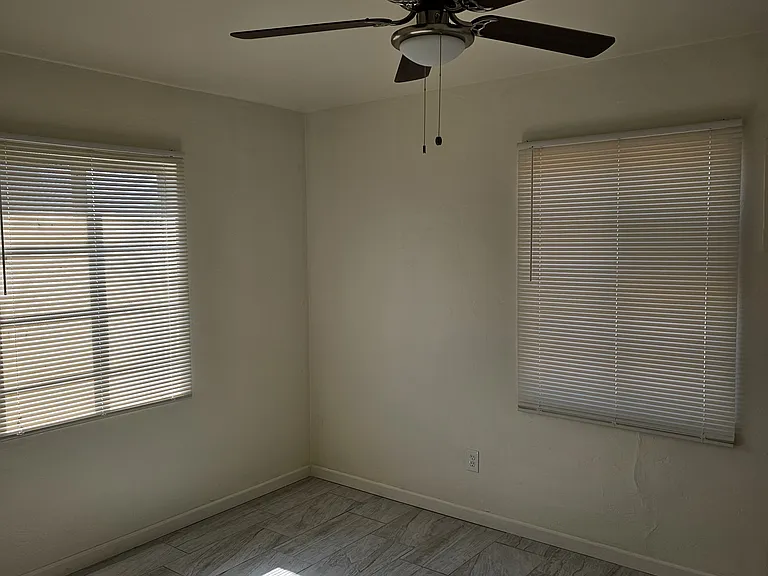 ceiling fan to keep you cool! Of course there's ac too ;)