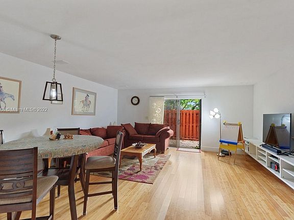 View of living towards patio 
