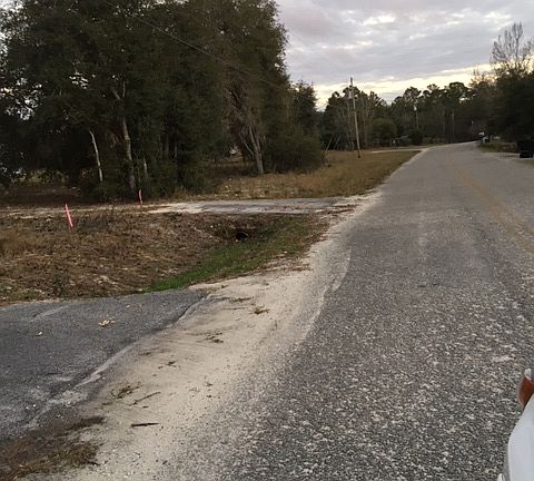 Property is off hard road