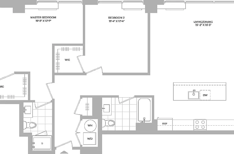 B4 -2x2 floor plan Hamilton Cove