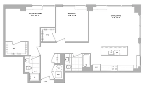 Floor plan B4 -2X2