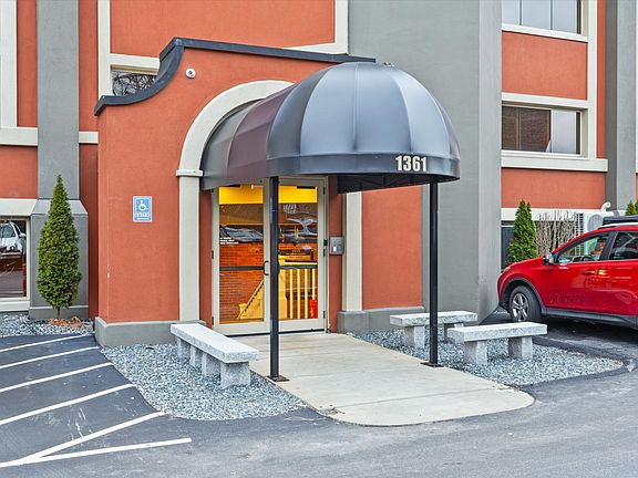 Back Entrance to parking area.