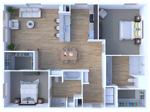 Floor plan B21