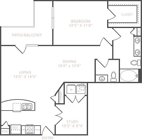 Floor plan A14