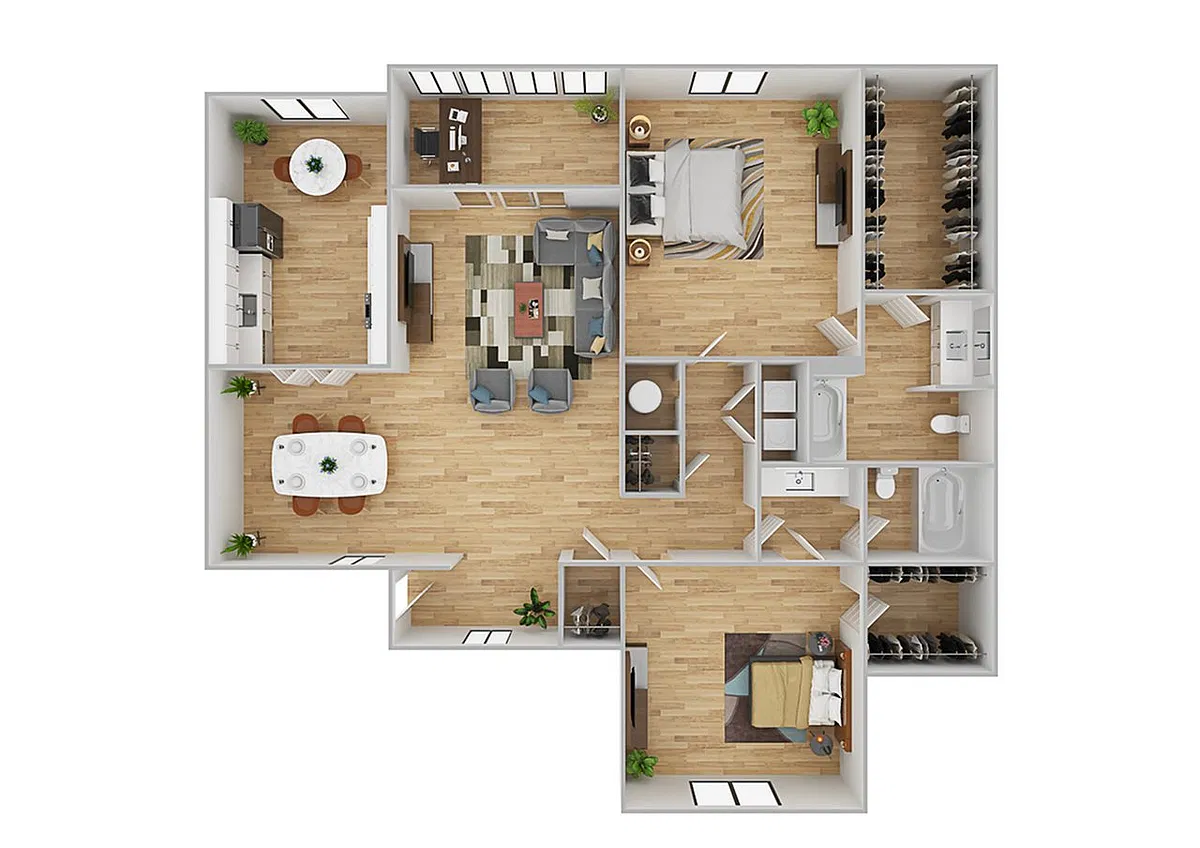 Floor plan Redwood | Renovated