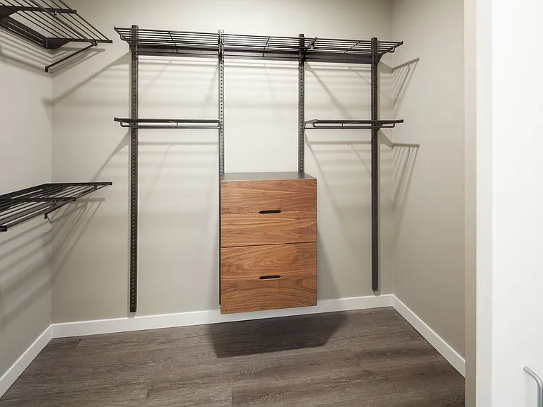Signature Collection penthouse walk-in closet.