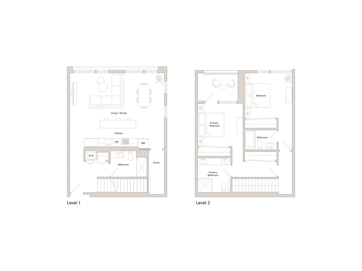 Floor plan B21 - Townhome
