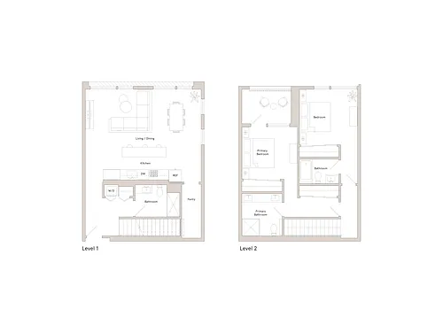 Floor plan B21 - Townhome