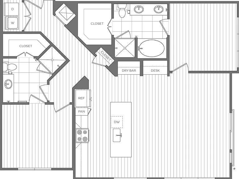2D Floor Plan P 2D Floor Plan P