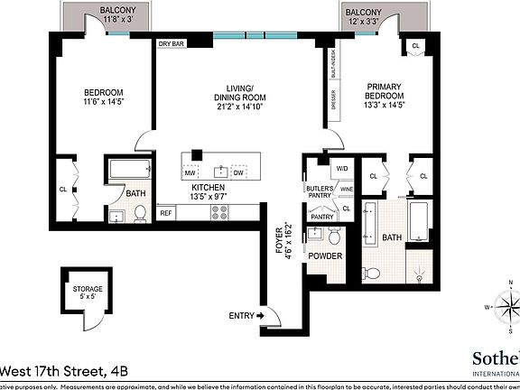 2nd image of 225 W 17th St #4B